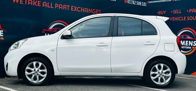 Nissan Micra Acenta Hatchback White #4