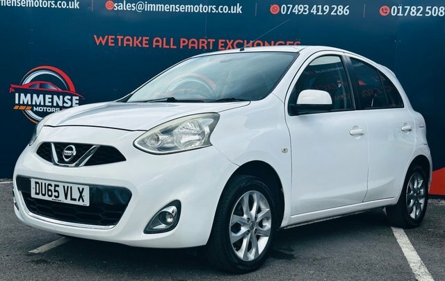 Nissan Micra Acenta Hatchback White #3