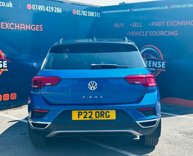 Volkswagen T-Roc Tsi Gpf Design Suv Blue #5