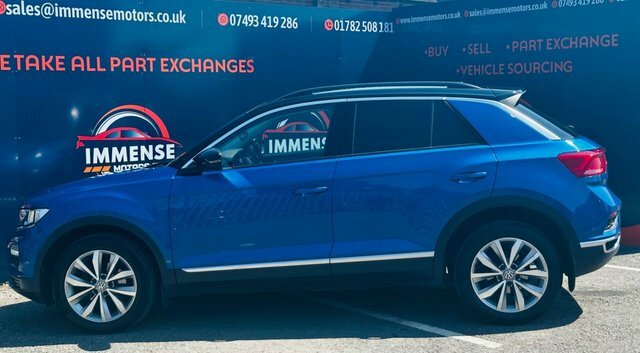 Volkswagen T-Roc Tsi Gpf Design Suv Blue #3