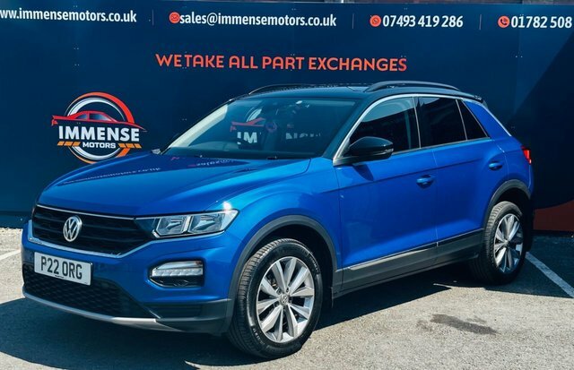 Volkswagen T-Roc Tsi Gpf Design Suv Blue #2
