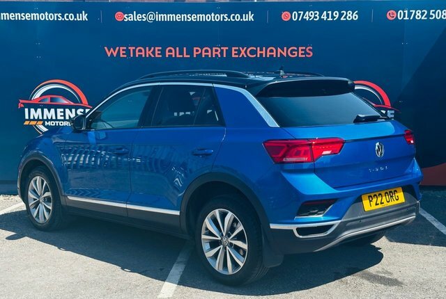 Volkswagen T-Roc Tsi Gpf Design Suv Blue #4