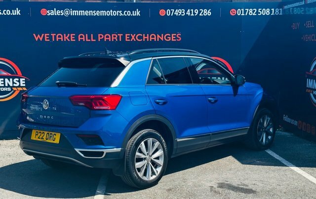Volkswagen T-Roc Tsi Gpf Design Suv Blue #6