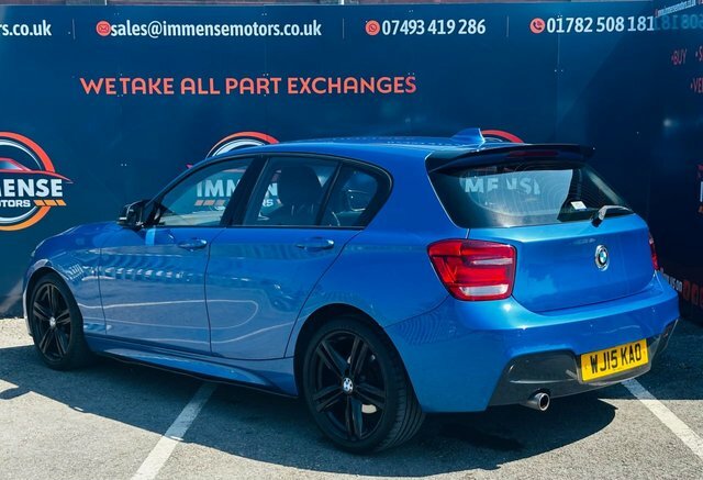 BMW 1 Series 116D M Sport Hatchback Blue #4