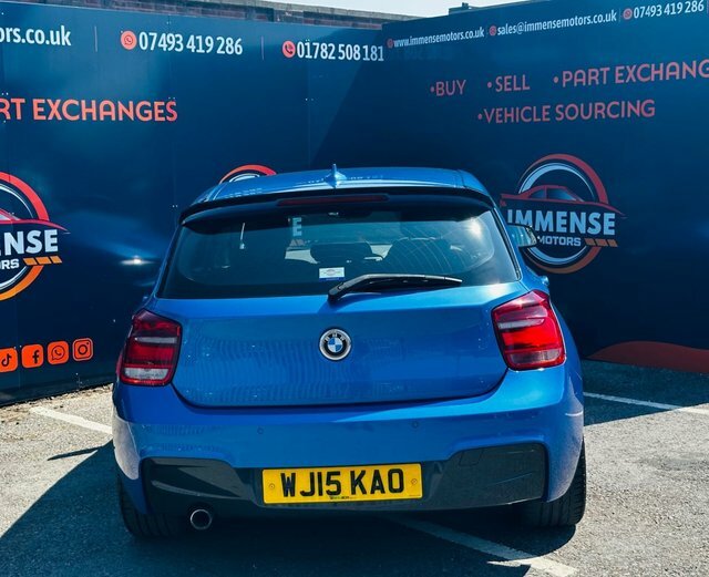 BMW 1 Series 116D M Sport Hatchback Blue #5