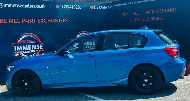 BMW 1 Series 116D M Sport Hatchback Blue #3
