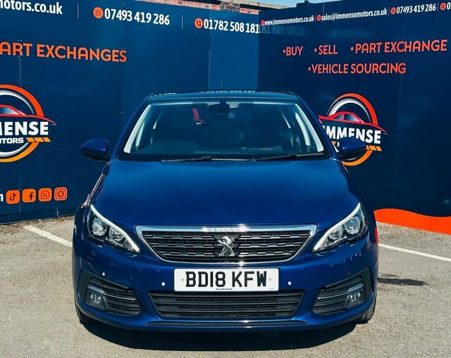 Peugeot 308 Puretech Gpf Allure Hatchback Blue
