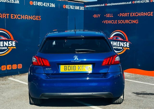 Peugeot 308 Puretech Gpf Allure Hatchback Blue #5