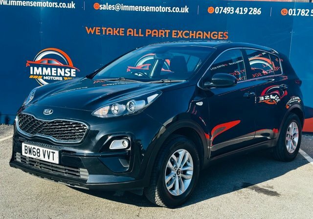 Kia Sportage Crdi 1 Suv BW68VVT Black #4