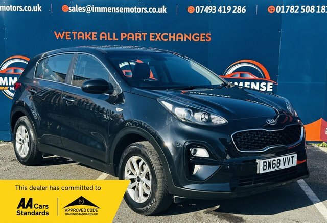 Kia Sportage Crdi 1 Suv Black
