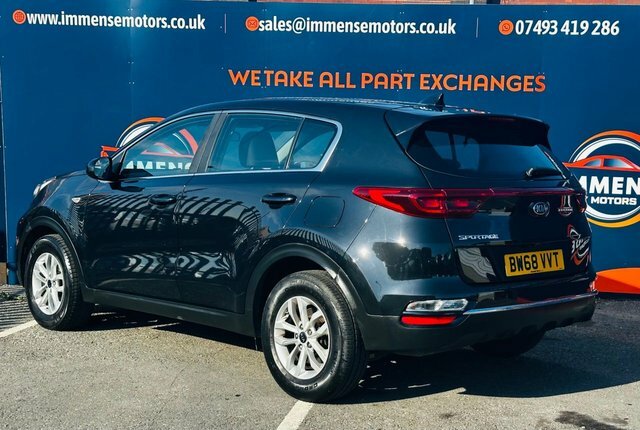 Kia Sportage Crdi 1 Suv BW68VVT Black #6