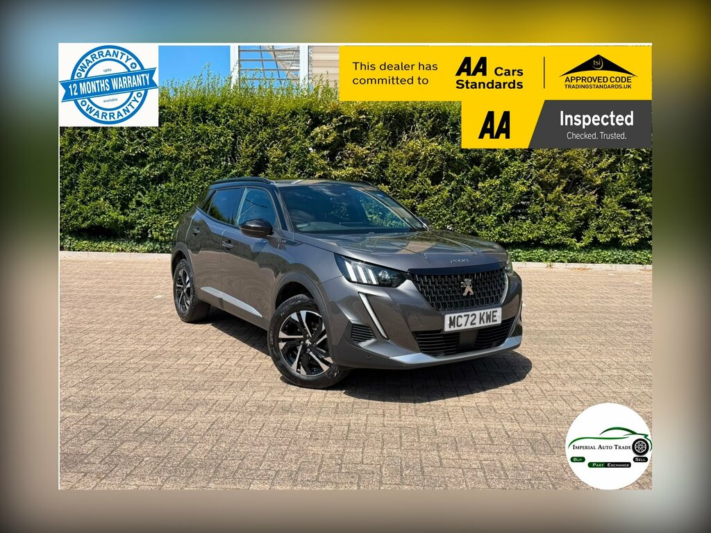 Peugeot 2008 1.2 Puretech Gt Suv Eat Euro 6 Ss 1 Grey