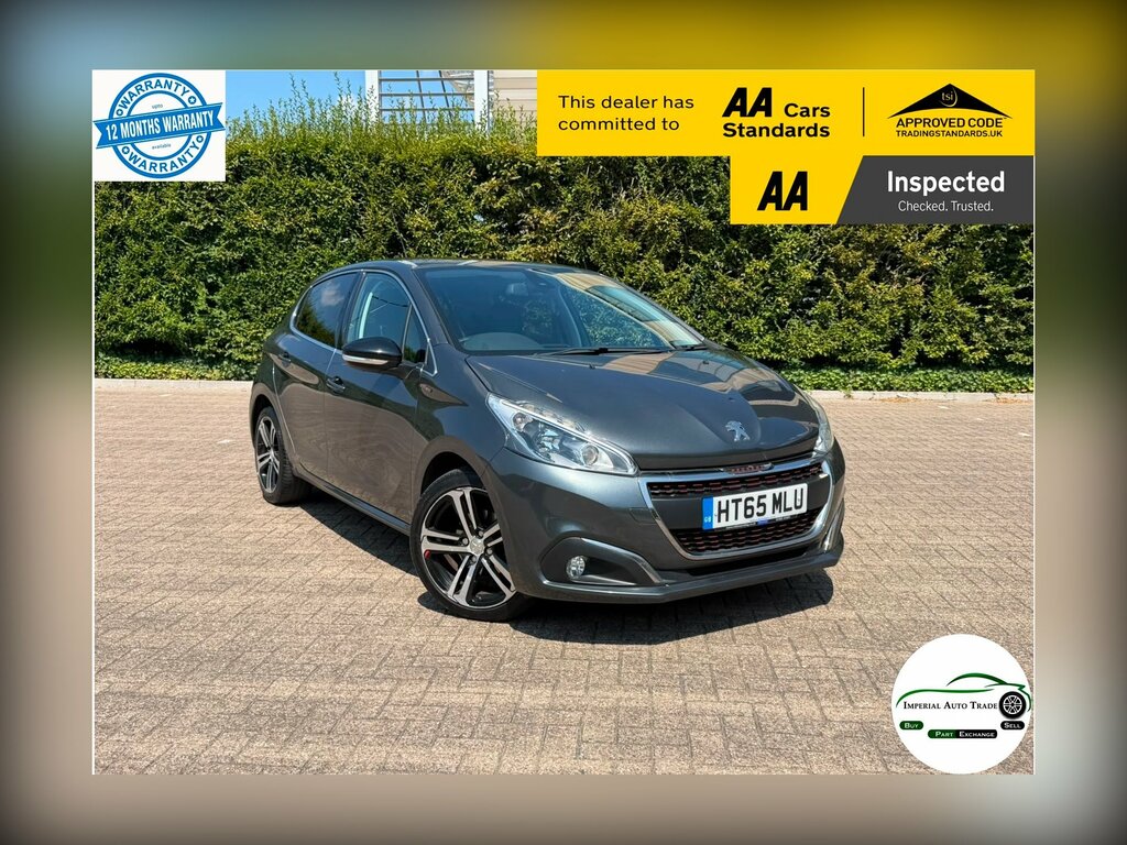 Peugeot 208 1.2 Puretech Gt Line Hatchback E Grey