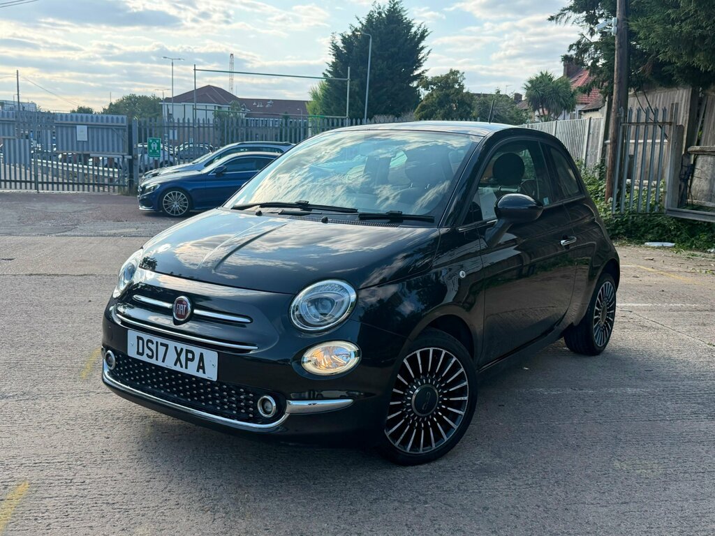 Fiat 500 1.2 Lounge Hatchback Euro 6 Ss Black #2