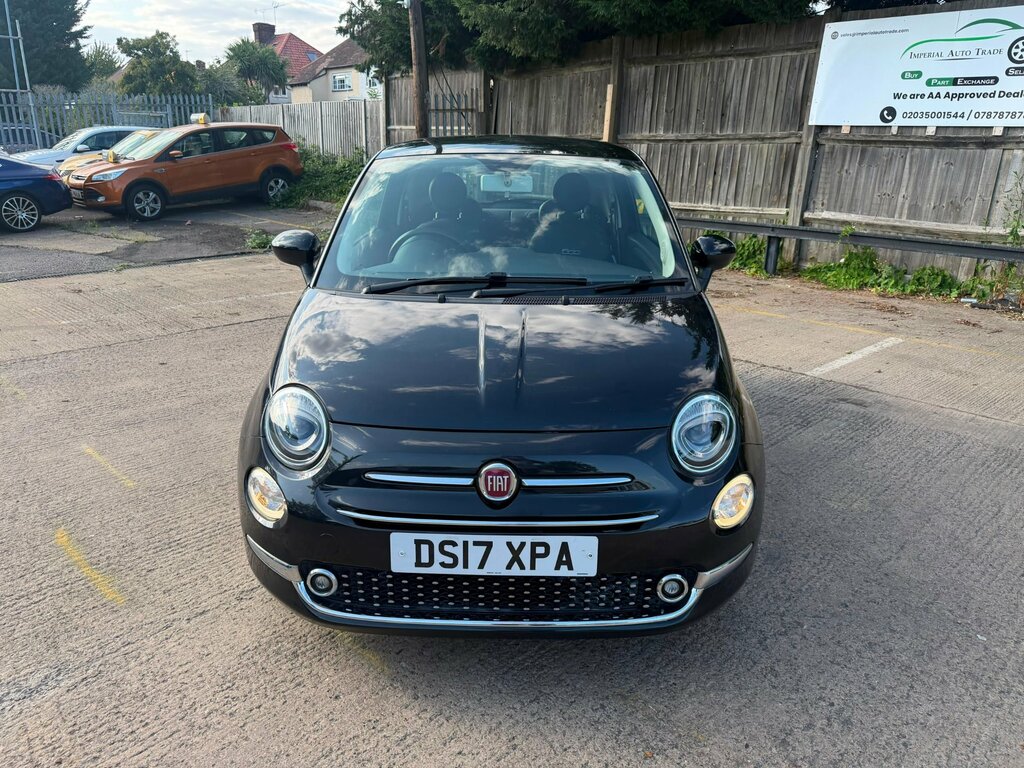 Fiat 500 1.2 Lounge Hatchback Euro 6 Ss Black #5