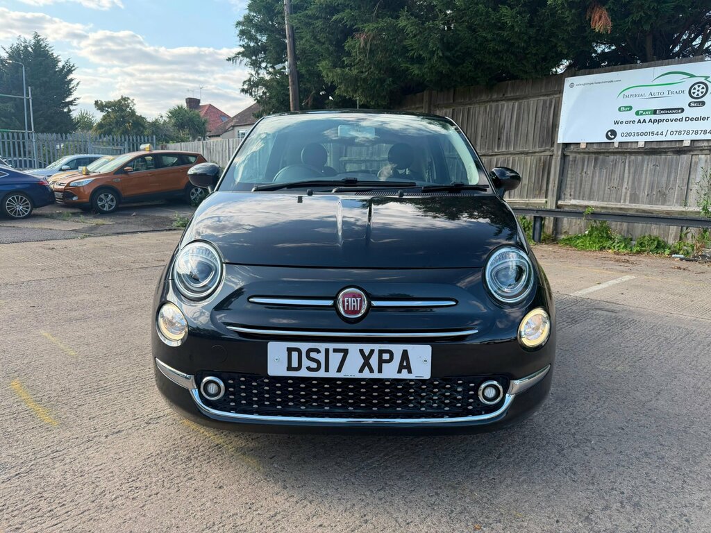 Fiat 500 1.2 Lounge Hatchback Euro 6 Ss Black #4