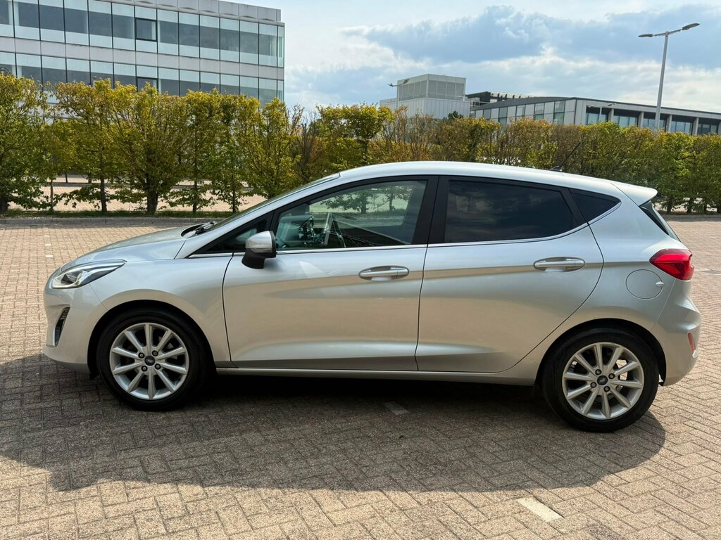 Ford Fiesta 1.0T Ecoboost Titanium Hatchback E NU67KWV Silver #6