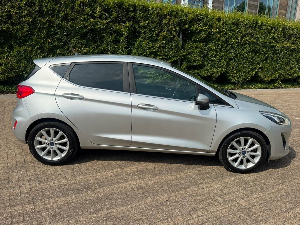Ford Fiesta 1.0T Ecoboost Titanium Hatchback E NU67KWV Silver #5