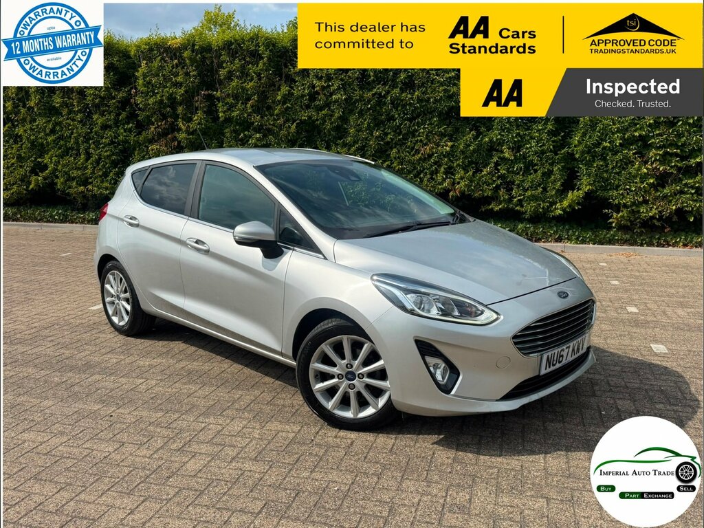 Ford Fiesta 1.0T Ecoboost Titanium Hatchback E Silver