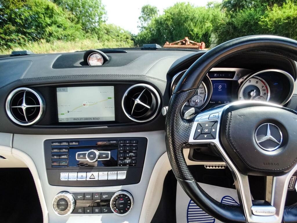 Mercedes-Benz SL Class Convertible White #8