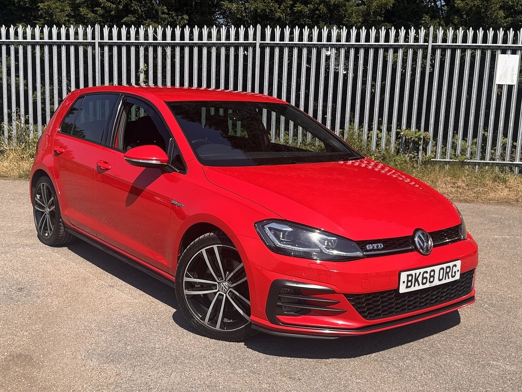 Volkswagen Golf Tdi Gtd BK68ORG Red