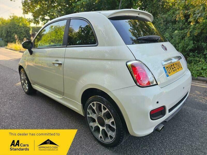 Fiat 500 1.2 S Hatchback OY65OVU White #4