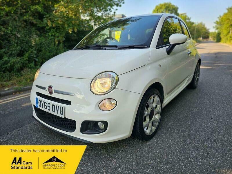 Fiat 500 1.2 S Hatchback OY65OVU White #2