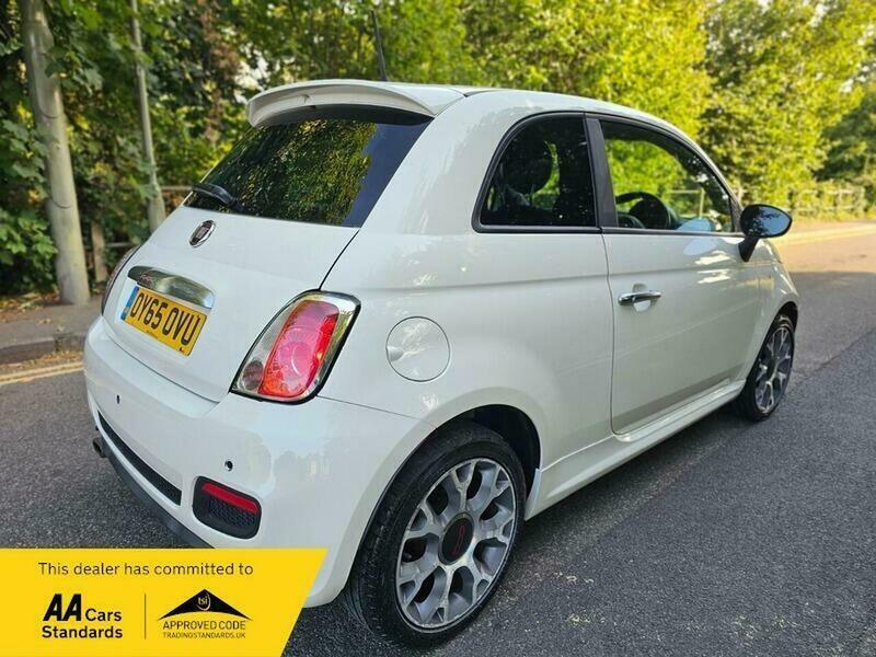 Fiat 500 1.2 S Hatchback OY65OVU White #3