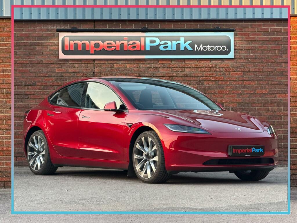 Tesla Model 3 Long Range Rwd Red