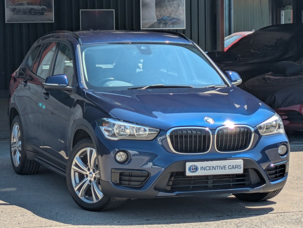 BMW X1 Xdrive18d Sport 2.0D Suv. 2 Owners. Sat Nav. Foldi Blue