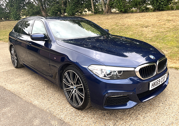 BMW 5 Series 3.0 Gpf Xdrive M Sport Touring Blue