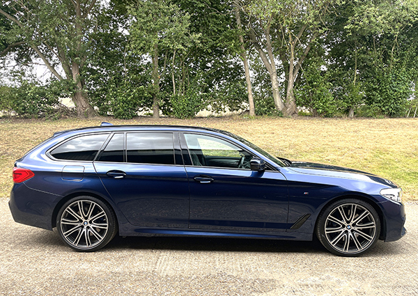 BMW 5 Series 3.0 Gpf Xdrive M Sport Touring Blue #2
