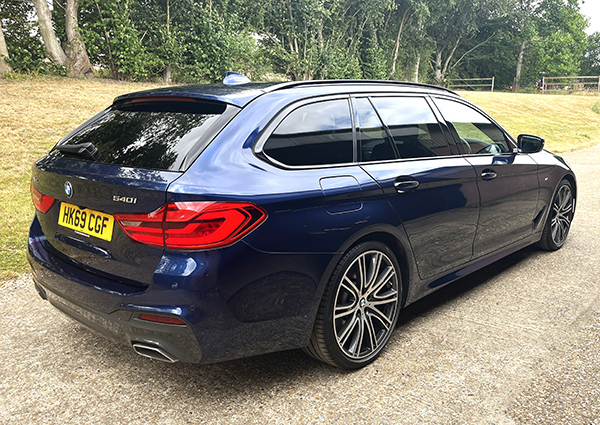 BMW 5 Series 3.0 Gpf Xdrive M Sport Touring Blue #3