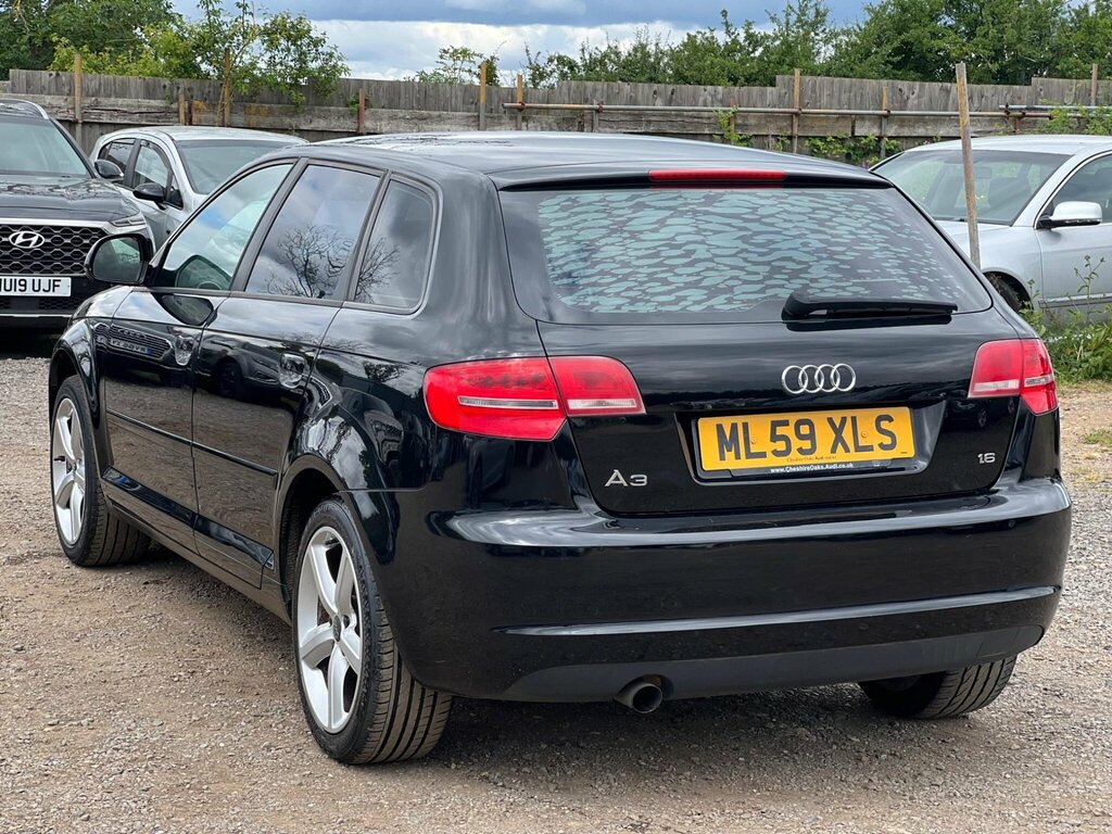 Audi A3 1.9 Tdie Sport Sportback Euro 4 Black #5