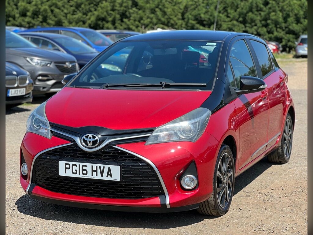 Toyota Yaris 1.33 Dual Vvt-i Design Euro 6 Red #4