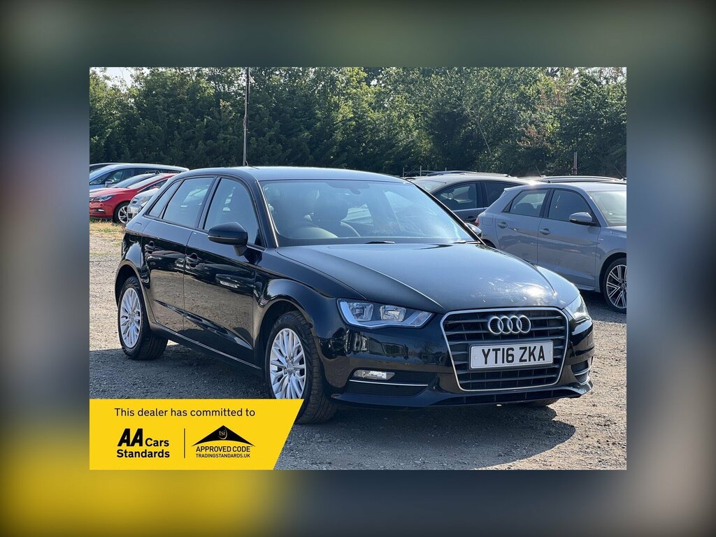 Audi A3 2.0 Tdi Se Technik Sportback S Tronic Euro 6 Ss Black