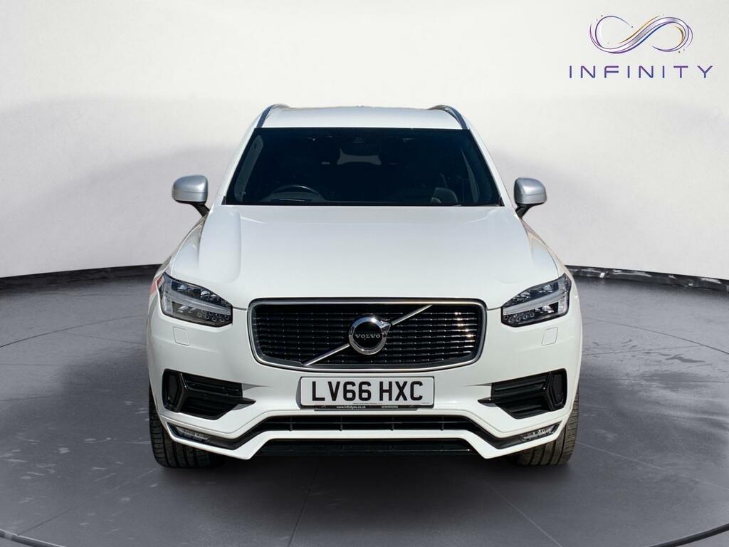 Volvo XC90 2.0 D5 Powerpulse R-design White #2