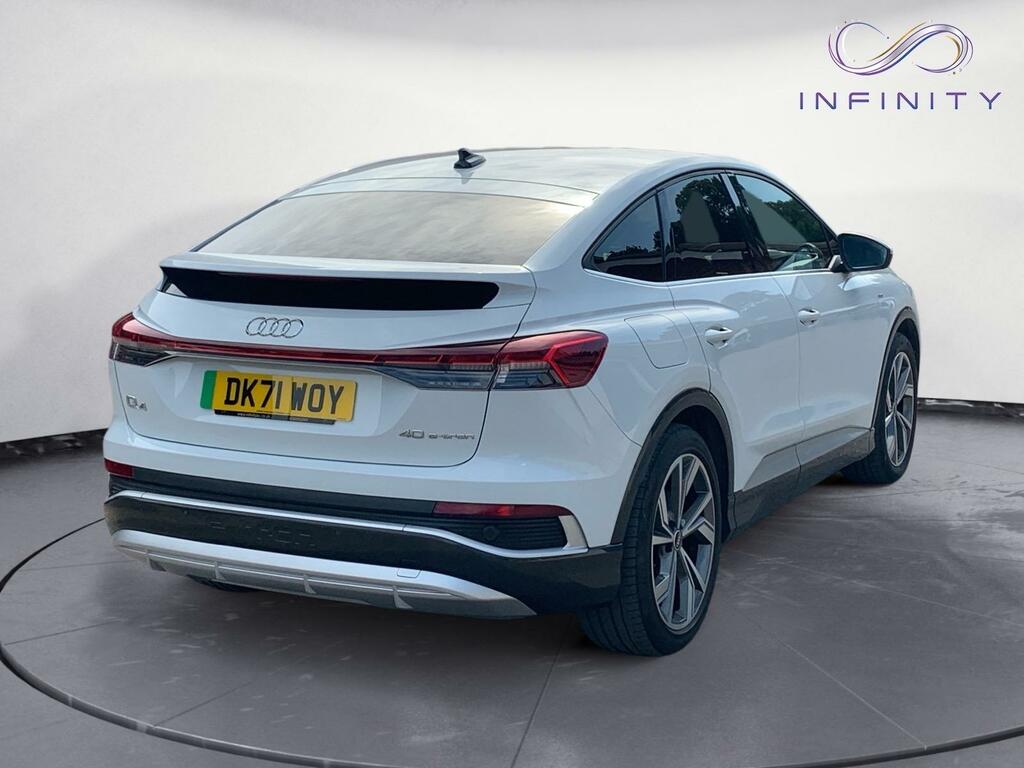Audi Q4 E Tron 40 Launch Edition Sportback 82Kw White #5