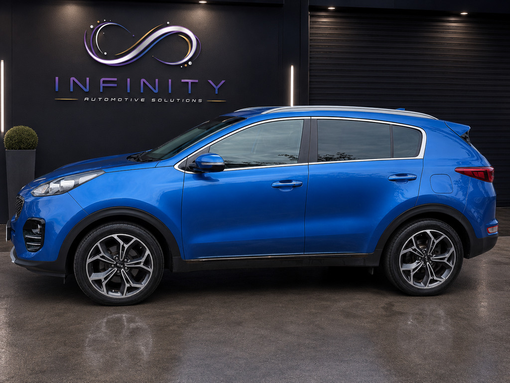 Kia Sportage 1.6 Crdi Gt-line Blue #3