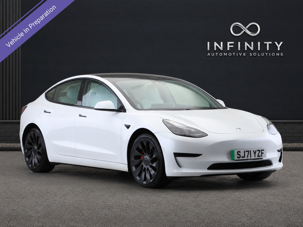 Tesla Model 3 Dual Motor Performance White