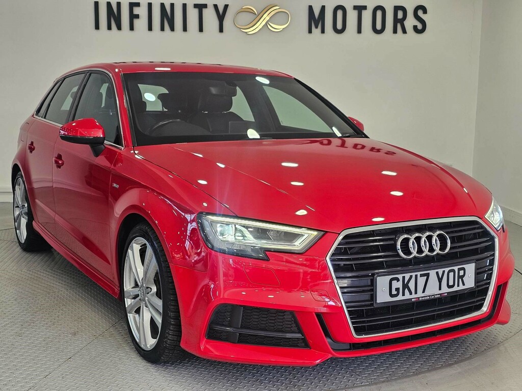 Audi A3 Sportback S Line Tdi Red