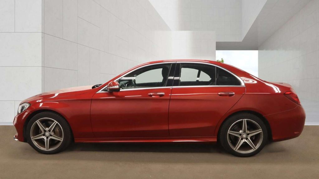 Mercedes-Benz C Class Amg Line Premium Bluetec Red #6