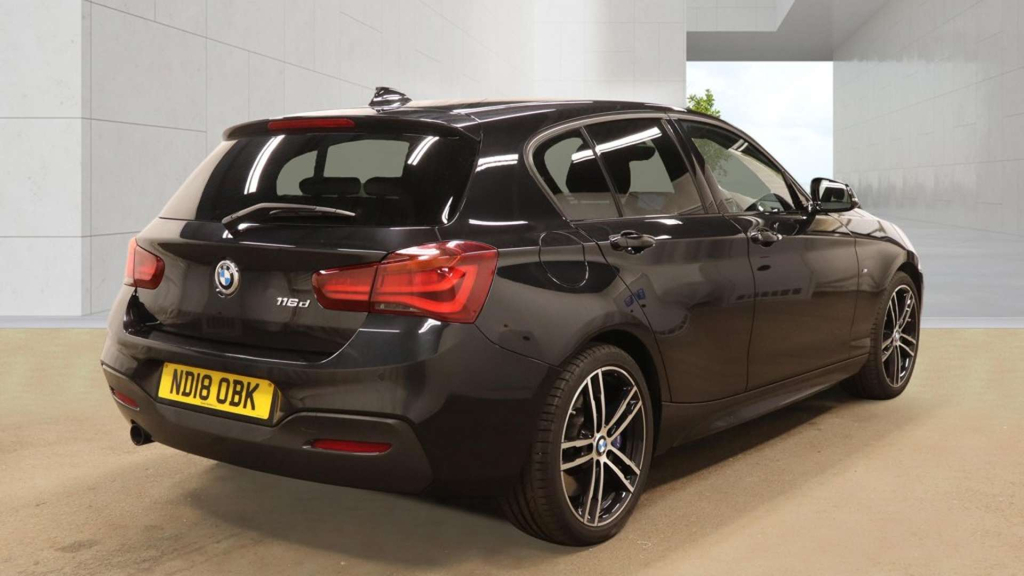 BMW 1 Series 116D M Sport Shadow Edition Black #4