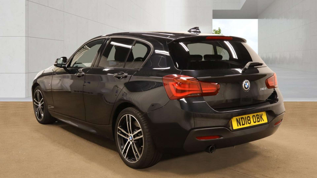 BMW 1 Series 116D M Sport Shadow Edition Black #3