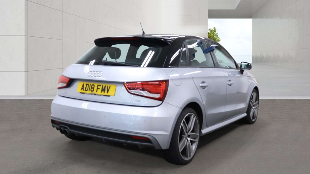 Audi A1 Sportback Tfsi S Line Nav Silver #4