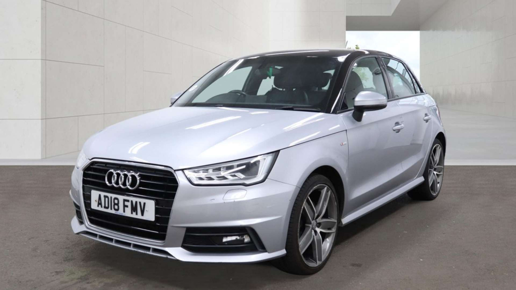 Audi A1 Sportback Tfsi S Line Nav Silver #2