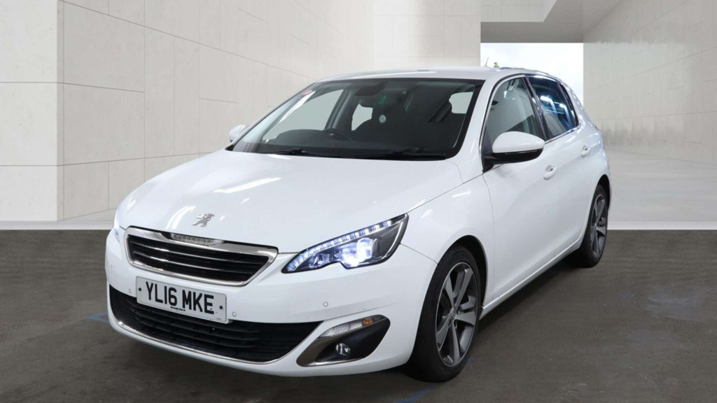 Peugeot 308 Allure Puretech Ss White #2
