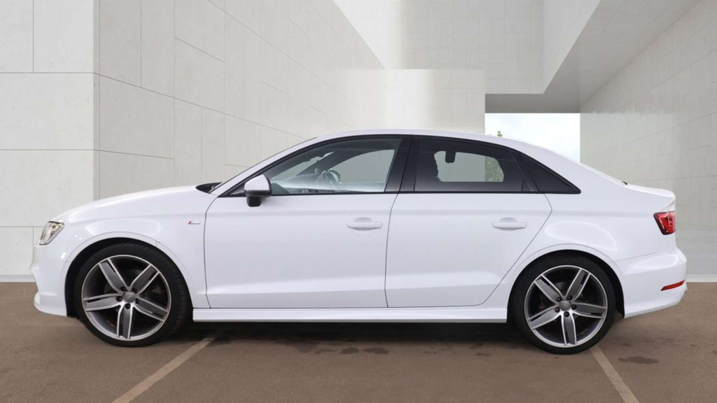 Audi A3 S Line Nav Tdi White #6