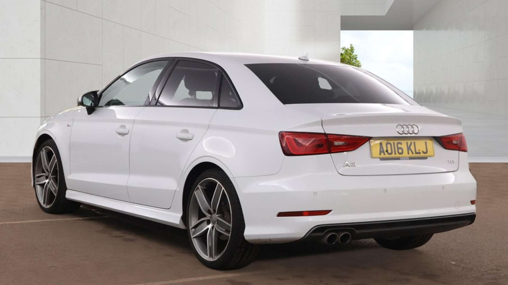Audi A3 S Line Nav Tdi White #3