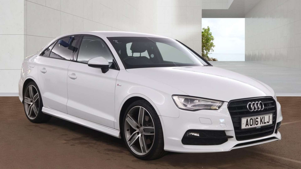 Audi A3 S Line Nav Tdi White
